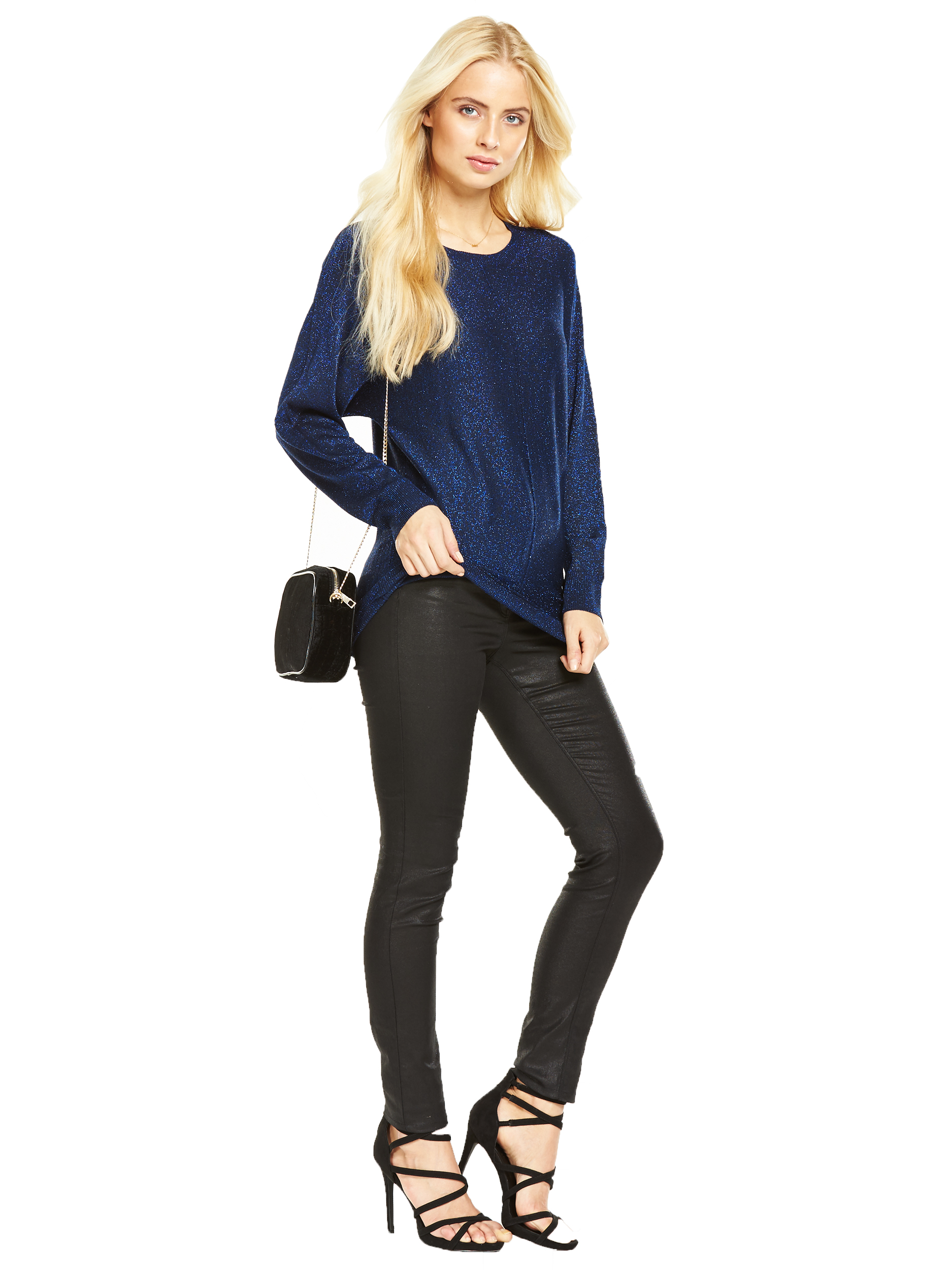 V By Very Metallic Batwing Jumper V By Very Metallic Batwing Jumper